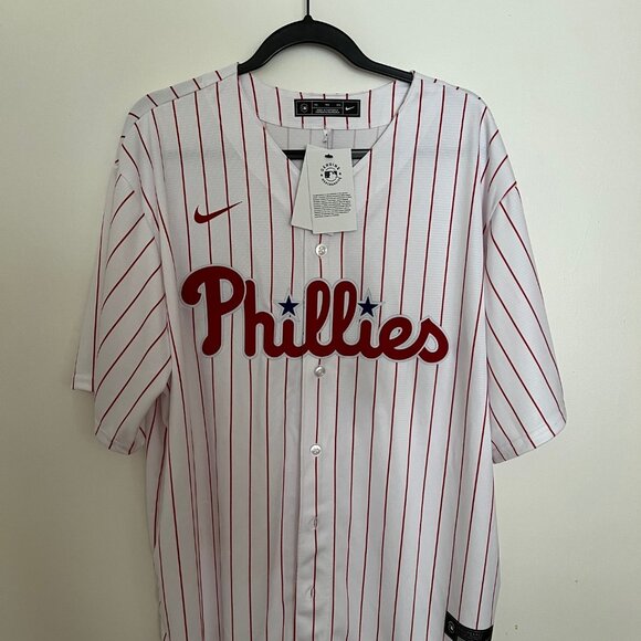 New with Tags - Men's Philadelphia Phillies Kyle Schwarber Nike White - Picture 1 of 2